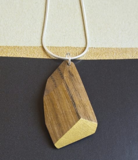 Wood&cut pendant in Iroko