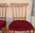 Pair of Chiavarine cherry wood chairs Jane Harman Restorer Firenze