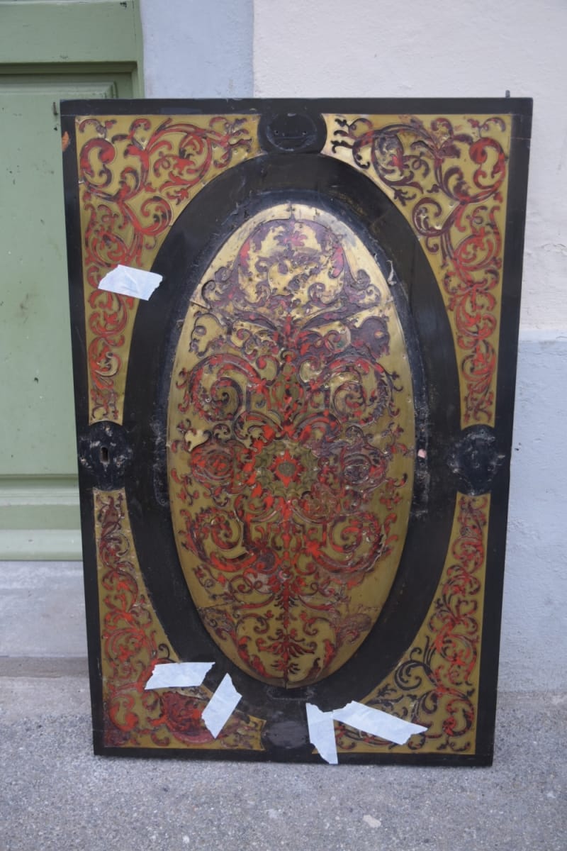 Boulle doors Jane Harman storage and furniture restoration in Florence